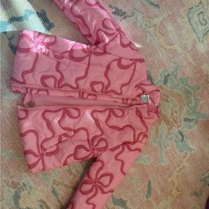 Nicole Miller Pink toddler girl bow Jacket